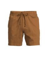 No Boundaries ~ BROWN ~ Twill Shorts ~ Mens&#39; Small (28/30) ~ Elastic Wai... - $22.44