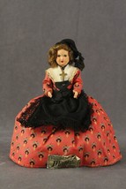 Vintage Spanish Catholic Dress Costume Ethnic Celluloid Doll Magali Poupees - $19.88