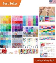 Ultimate 16,000 Bead Friendship Bracelet Kit - Includes Letter Beads &amp; C... - $29.99