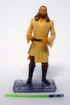 Star Wars Qui-Gon Jinn Episode 1 Action Figure Complete C9+ 1999 - $3.70