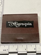 Matchbook Cover  Hotel Algonquin New York, NY  gmg  Unstruck Printed Matches - £11.83 GBP
