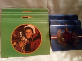 1988 Elvis Presley Christmas Cards Hound Dog Loving Elvis Lot of 18 and 9 Blank - £51.14 GBP