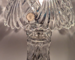 Crystal Glass Boudoir Table Lamp &amp; Shade Crystal Clear Industries 18.5&quot; ... - $98.99