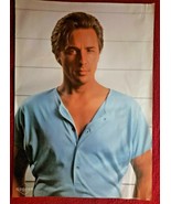 Vintage 1980s Don Johnson Miami Vice Heart Throb Pin Up 34&quot;x23&quot; Poster NOS - £6.38 GBP