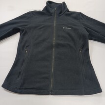 Columbia XL0098 Women's Black Pocket Full Zip Fleece Jacket Size Medium Chest 38 image 14