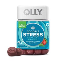 8/26 OLLY Goodbye Stress Gummy, GABA, L-Theanine, Lemon Balm, Stress Rel... - $14.84