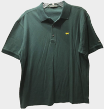 $9.99 Masters Logo Collection Green Golf 100% Pima Cotton Augusta Polo S... - $9.89
