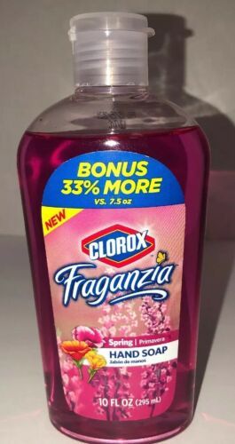 Clorox Fraganzia Hand Soap refill bottle Spring Scent-You Receive 1 Ea 10 oz Blt