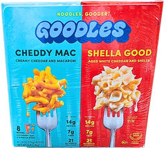 Goodles Mac &amp; Cheese Variety Pack 8x6 Ounce Boxes EXP 09/2026 - $29.03