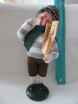 2008 byers choice Victorian Young Boy with newspaper Christmas   2#7 - $55.71