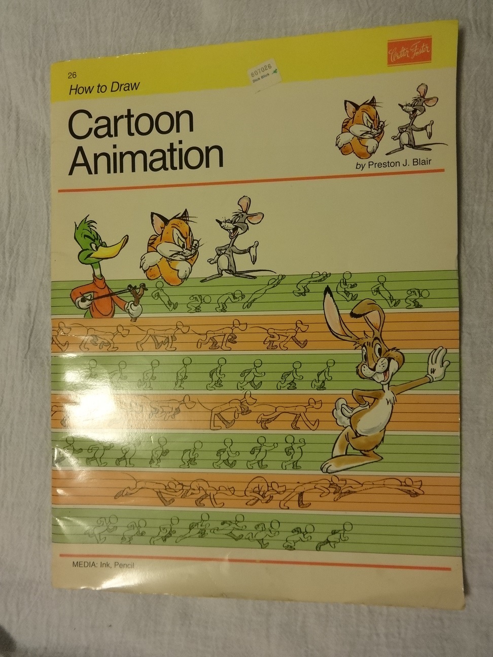 Primary image for How To Draw Cartoon Animation book by PRESTON J BLAIR Walter Foster 1980