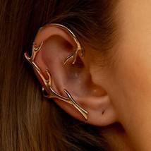 Timlee E075 Europe And America  Simple  Branch Geometry Alloy Clip Ear Cuff  Pop - £10.50 GBP