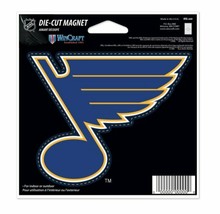 NHL St. Louis Blues 4 inch Auto Magnet Die-Cut by WinCraft - £10.99 GBP