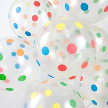 50 Pieces Polka Dot Balloons, Colorful Balloons, Rainbow Multicolor Balloons, 12 - $22.99