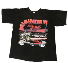 Dale Earnhardt Single Stitch T Shirt Intimidator VI Tour Nascar Large L Vtg 1993 - £27.06 GBP