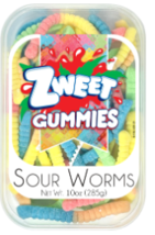 Galil - Zweet Gummies Sour Worms 285g - £5.27 GBP