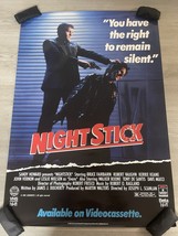“Night Stick” Original Movie Poster Video Release Promo Action CV - $11.18