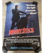 “Night Stick” Original Movie Poster Video Release Promo Action CV - $15.68 CAD