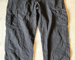 Wrangler Men&#39;s Relaxed Fit black Cargo Pants size 40 X 30 Style 70LEWBL - £21.82 GBP