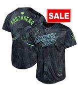 Randy Arozarena #56 Rays City Connect Men's Black Art Replica Jersey - $19.99