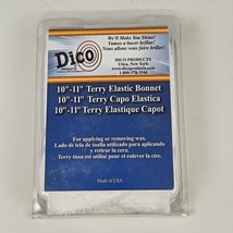 Dico Terry Cloth Buffing Bonnet 2 Sided 10-11&quot; 7421151 Washable - $8.90