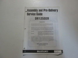 1992 Suzuki DR125SER Assembly Pre Delivery Service Guide Manual Minor Stain Oem - $19.54