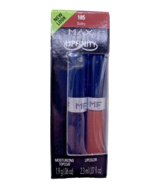 Max Lipfinity 185 Sultry Lipstick 2 Pcs Lipcolor &amp; Topcoat Original - $89.99