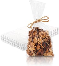 Gusseted Plastic Bags 4x2x12, 100 Clear Treat Bags, 2 Mil Thick - £8.99 GBP