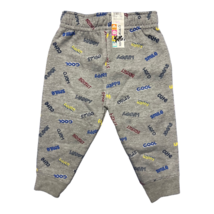 Garanimals Baby Jogger Sweat Pants Multicolor Fleece Happy Print Pull On... - £14.94 GBP