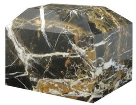 Large/Adult 190 Cubic Inch Summit King Gold Box Marble Funeral Cremation Urn - £254.18 GBP