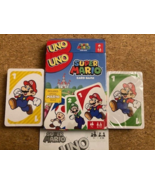 Mattel Games UNO Super Mario Card Game Animated Character Themed Collect... - $4.90