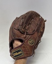 Vintage Wilson A2311 Ultra ~ Leather Baseball Glove~ Duel Hinge~ 12&quot; Rht - £19.66 GBP