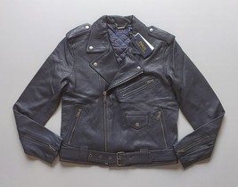 Polo Ralph Lauren Women&#39;s Leather Biker Jacket Worldwide shipping FTP-0711 - $474.41