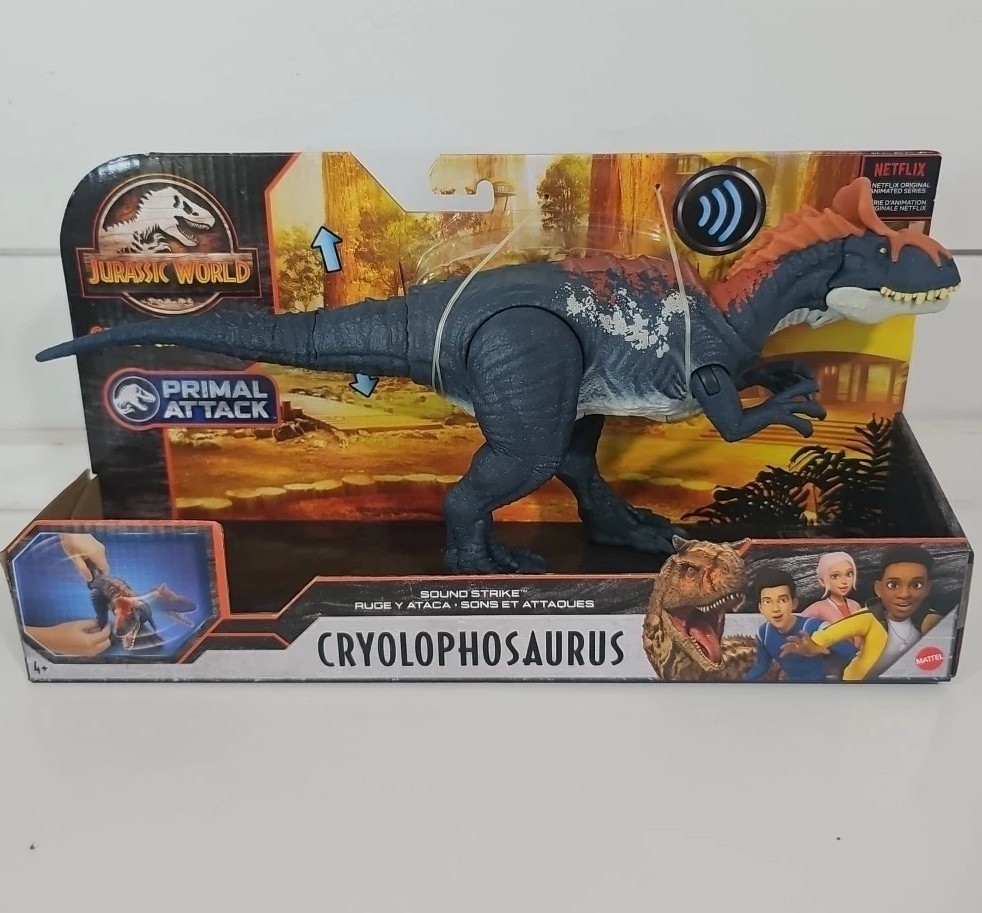 Jurassic World Sound Strike Cryolophosaurus New In Box  - $24.70
