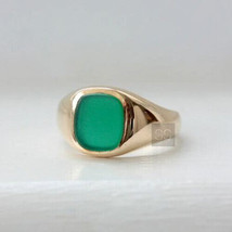 Green Onyx Ring, 925 Sterling Silver, May Birthstone, Husband Gift, Jewelry - £61.55 GBP