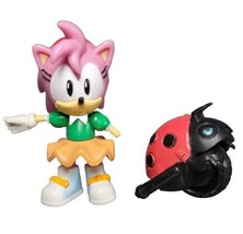 Jazwares Sonic the Hedgehog 1991 Classic Amy Rose (damage) and Motobug - £13.38 GBP