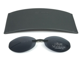 Silhouette Zum Anklammern Gläser Rauch Grau Rahmen Dunkel Schwarz Polarized Farb - £74.35 GBP