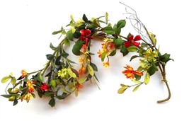 Midwest-CBK Colorful Flowers Decorative Artificial One Strand 36 inch - £8.70 GBP
