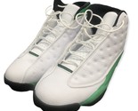 Nike Shoes Jordan 13 retro white lucky green 328181 - £119.47 GBP