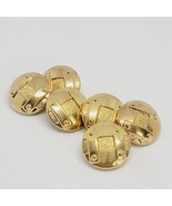 6 Lidz BROTHERS Golden metal replacement blazer Buttons Rare Unique - $23.99
