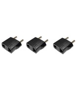 2 Round Pin Euro / Asia Plug Adapter - Includes Qty - 3 - $1.95