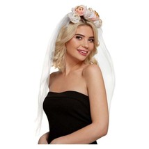 Floral Headband, White &amp; Pink - £12.16 GBP