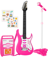 Kids Electric Musical Guitar Play Set, Toy Guitar Starter Kit Bundle W/ ... - €61,11 EUR