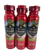 Old Spice Refresh Body Spray Fiji Palm Tree All Day 3.75 oz each Lot of 3 - $43.54