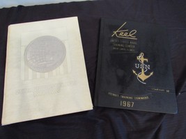 1969 USS Ticonderoga 25th Anniversary Log &amp; 1967 Keel Company 649 Naval ... - $197.12