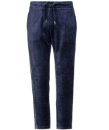 Armani Exchange  Dark Blue  Velour Logo  Design Cotton Men&#39;s Sweatpants ... - £146.14 GBP