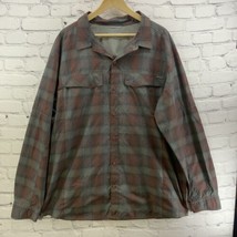 Columbia Button Down Shirt Mens Long Sleeve Plaid XL - $11.88