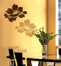 Tree Peony Wall Stencil - Medium - Reusable stencils for Awesome home decor! - £19.94 GBP