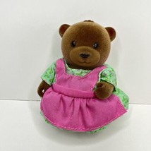 Calico Critters Lil Woodzeez Heathnuggle Mamma Bear Figure Jointed Arms Legs 3&quot; - £7.02 GBP