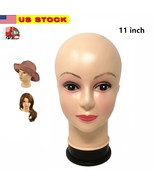 Female Bald Mannequin Doll Head for Wig Making, Hats, Eyeglasses, Displa... - £13.24 GBP